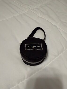 Ju-Ju-Be Black Round Wristlet Pouch- Paci Pod